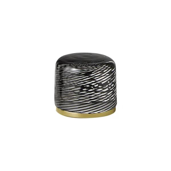 Fantini Venezia By Venini Handle in Murano Glass - Black Filigree by Fantini