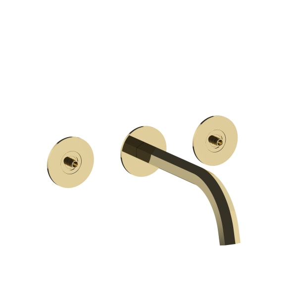 Fantini Venezia Wall Mount Washbasin Mixer - Hexagonal Spout