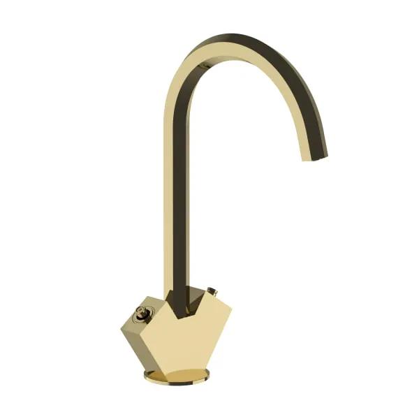 Fantini Venezia Single Hole Washbasin Mixer - Hexagonal Spout by Fantini