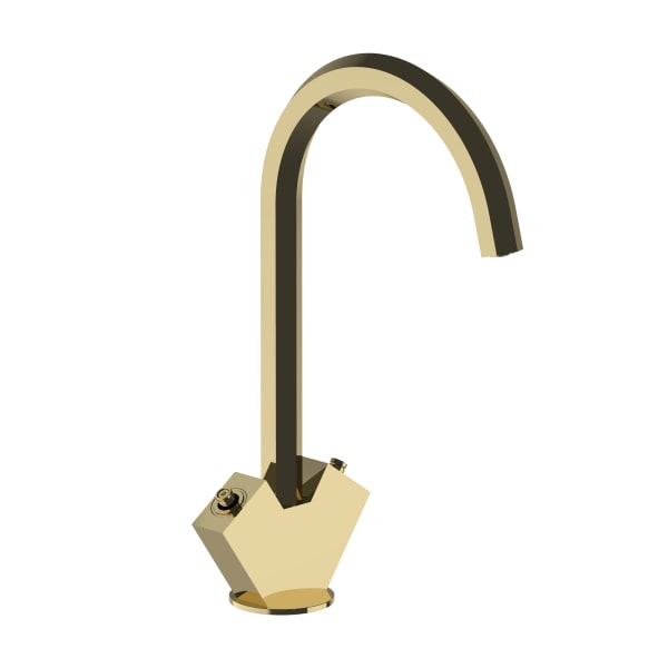 Fantini Venezia Single Hole Washbasin Mixer - Hexagonal Spout
