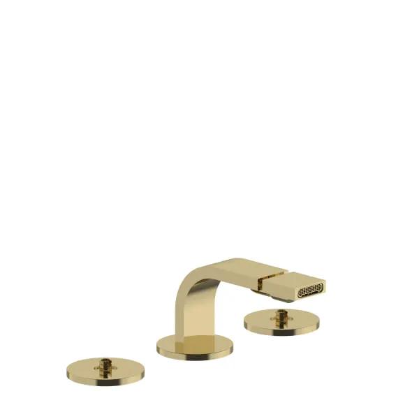 Fantini Venezia By Venini Three Hole Bidet Set. Deck Mount Flat Spout by Fantini