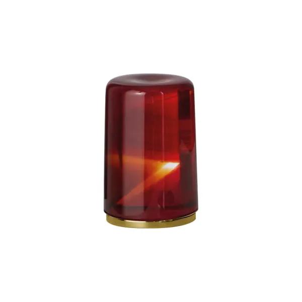 Fantini Venezia By Venini Handle in Murano Glass - Bicolor Red Amber by Fantini