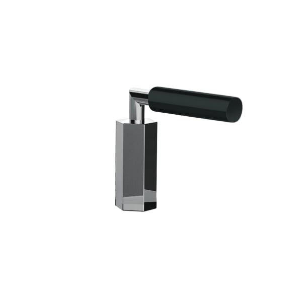 chrome - matte black handle