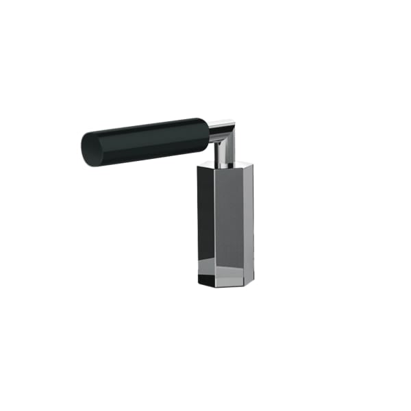 chrome - matte black handle
