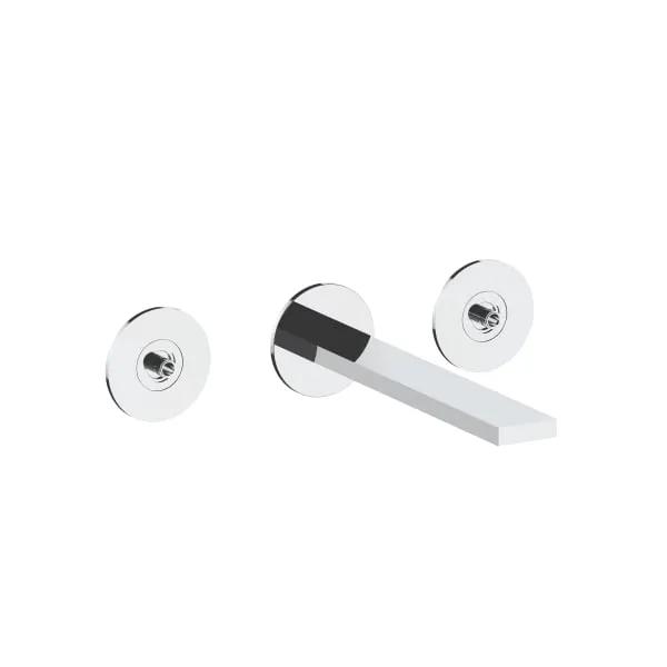 chrome washbasin mixer