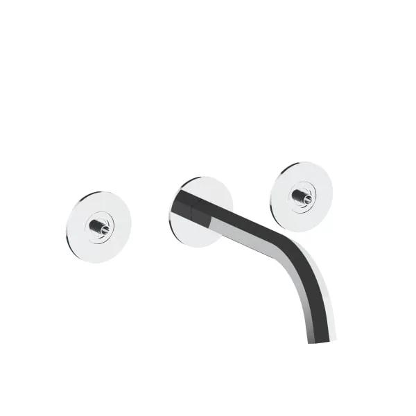 chrome washbasin mixer