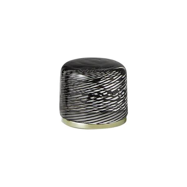 Fantini Venezia By Venini Handle in Murano Glass - Black Filigree by Fantini