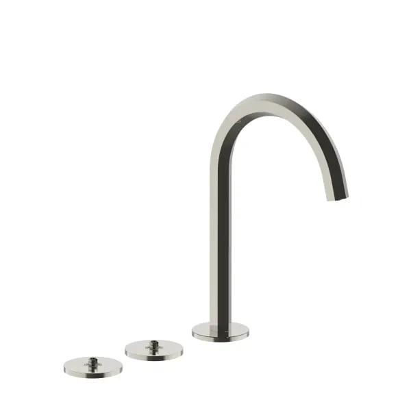 Fantini Venezia Three Hole Washbasin Mixer - Hexagonal Spout by Fantini