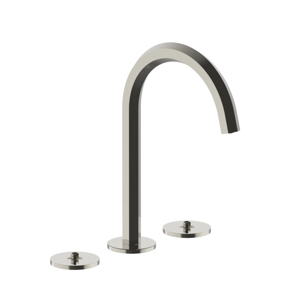 Fantini Venezia By Venini Three Hole Washbasin Mixer - Hexagonal Spout