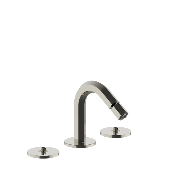 Fantini Venezia By Venini Three Hole Bidet Set. Deck Mount Hexagonal Spout