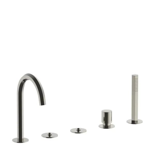 Fantini Venezia By Venini 5 Hole Roman Tub Set by Fantini