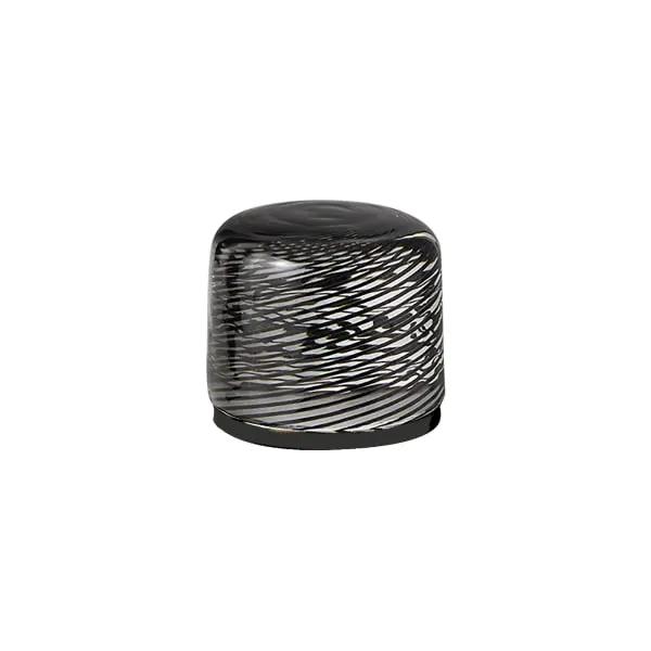 Fantini Venezia By Venini Handle in Murano Glass - Black Filigree by Fantini