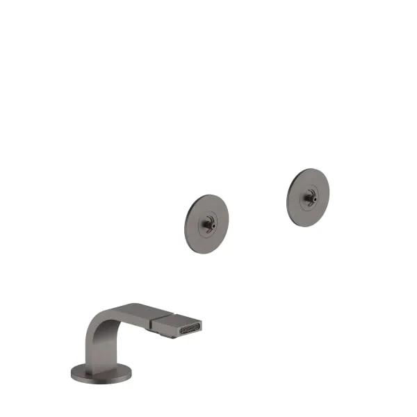 Fantini Venezia Three Hole Bidet Set. Deck Mount Flat Spout by Fantini