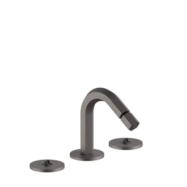 Fantini Venezia By Venini Three Hole Bidet Set. Deck Mount Hexagonal Spout by Fantini