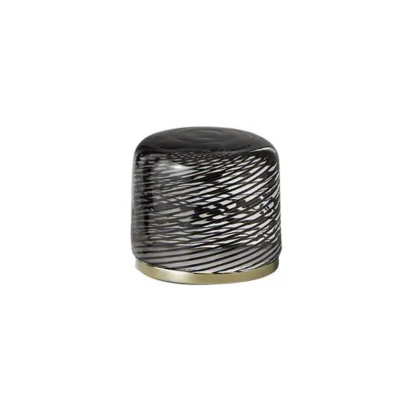 Fantini Venezia By Venini Handle in Murano Glass - Black Filigree by Fantini
