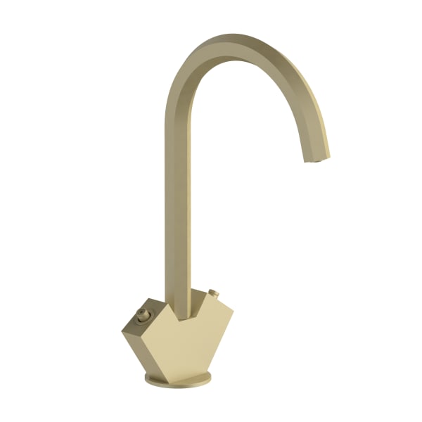 Fantini Venezia Single Hole Washbasin Mixer - Hexagonal Spout