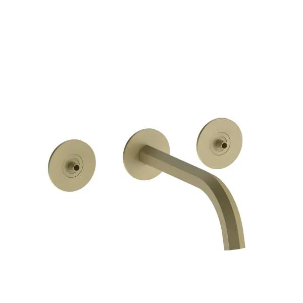Fantini Venezia By Venini Wall Mount Washbasin Mixer - Hexagonal Spout by Fantini