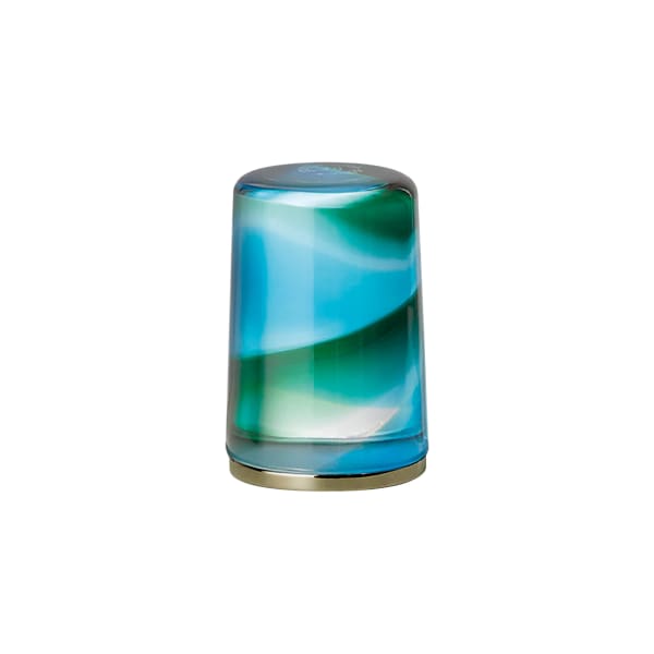 Fantini Venezia By Venini Handle in Murano Glass - Bicolor Aquamarine Green