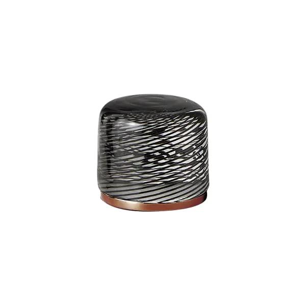 Fantini Venezia By Venini Handle in Murano Glass - Black Filigree by Fantini