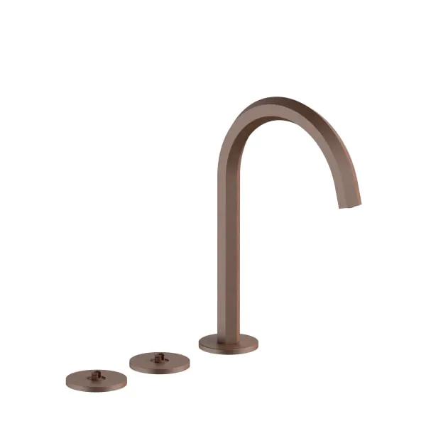 Fantini Venezia Three Hole Washbasin Mixer - Hexagonal Spout by Fantini