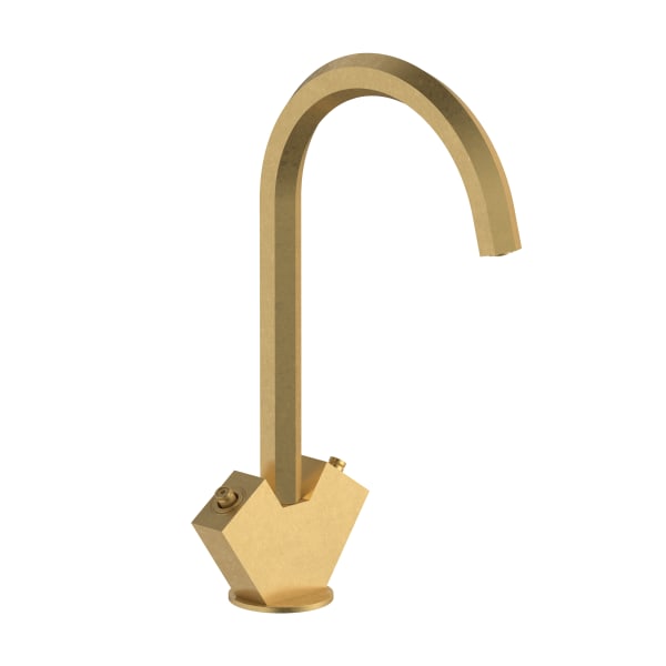 Fantini Venezia Single Hole Washbasin Mixer - Hexagonal Spout