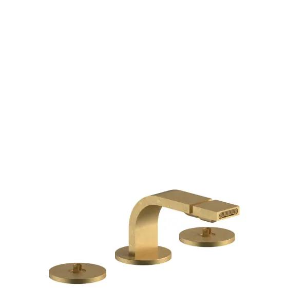 Fantini Venezia Three Hole Bidet Set. Deck Mount Flat Spout by Fantini