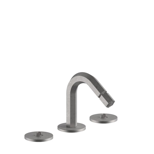 Fantini Venezia Three Hole Bidet Set. Deck Mount Hexagonal Spout
