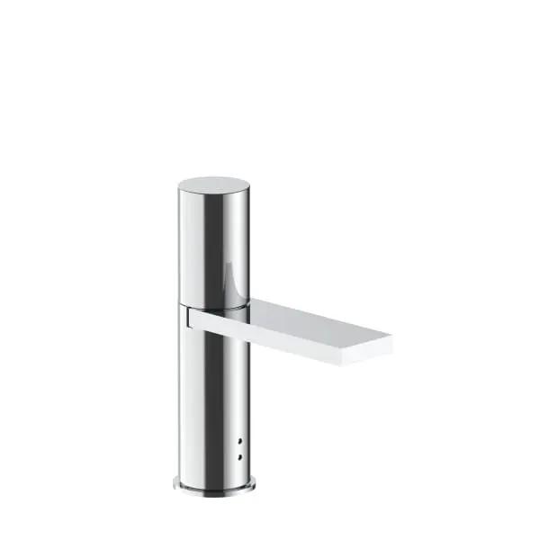 chrome washbasin mixer