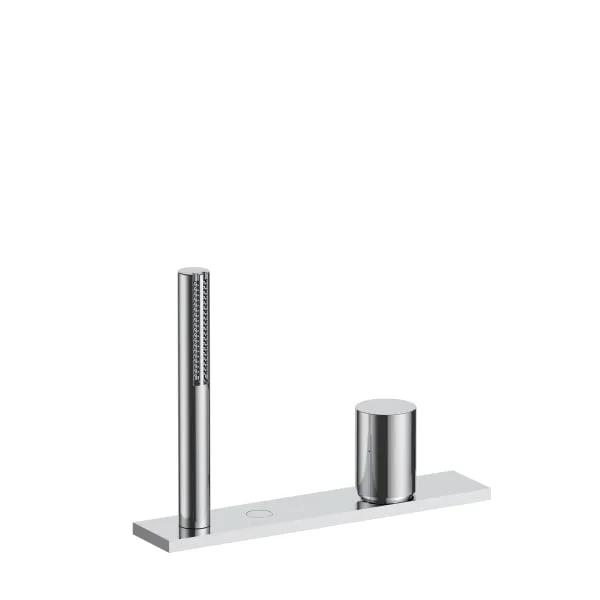 chrome tub set