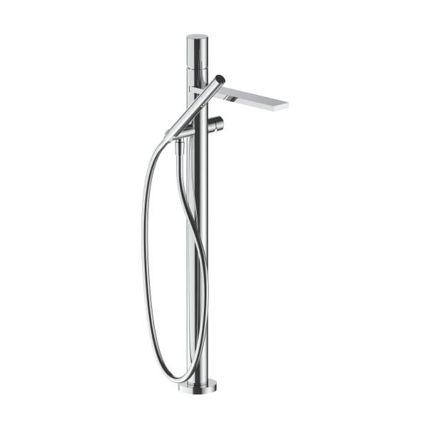 chrome tub filler