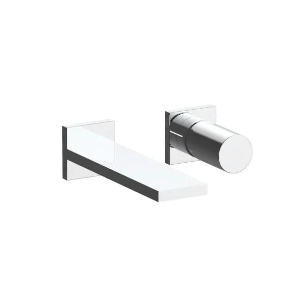 chrome washbasin mixer