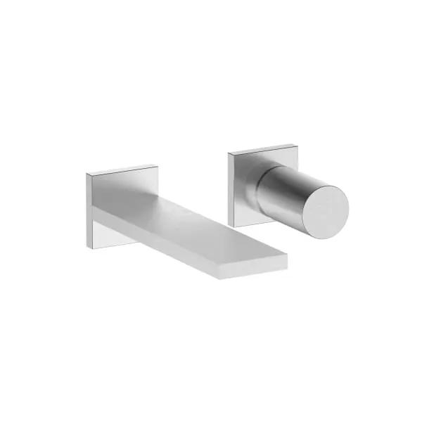 Fantini Milano Wall Mount Single Control Washbasin Mixer with Extended Spout by Fantini