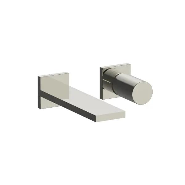 Fantini Milano Wall Mount Single Control Washbasin Mixer with Extended Spout by Fantini