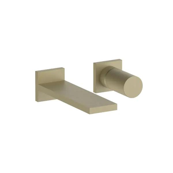 Fantini Milano Wall Mount Single Control Washbasin Mixer with Extended Spout by Fantini