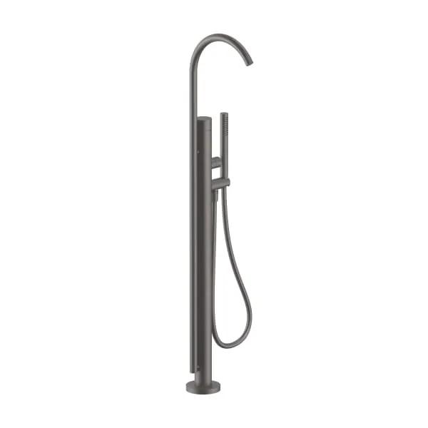 matte gun metal pvd tub filler