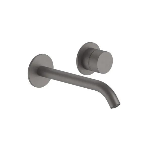 matte gun metal pvd washbasin mixer