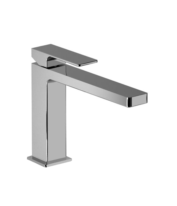 chrome washbasin mixer