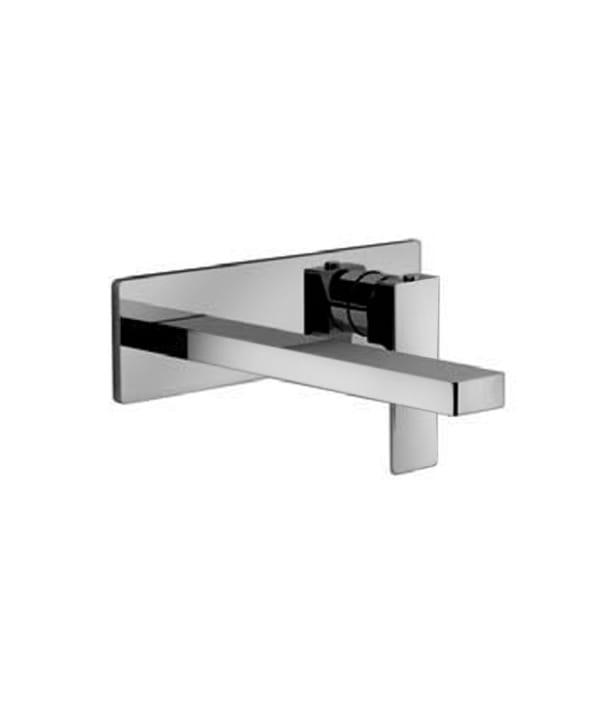 chrome washbasin mixer