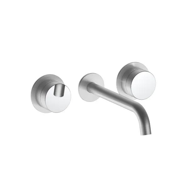 Fantini AC/Eclipse Wall Mount Three Hole Washbasin Mixer by Fantini