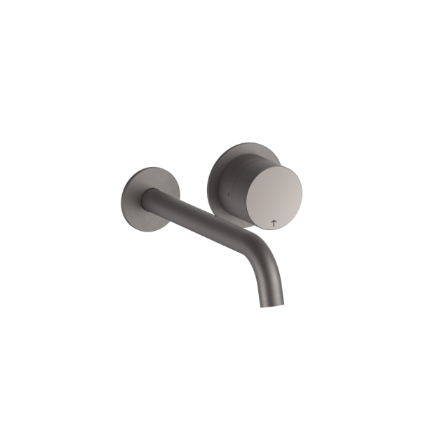 matte gun metal pvd washbasin mixer