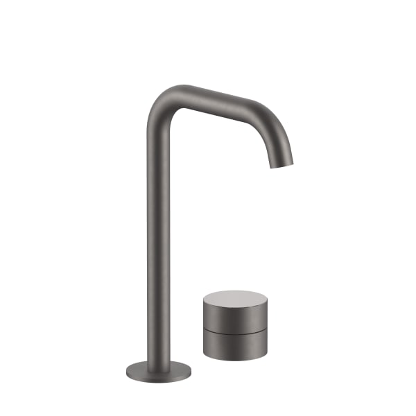 matte gun metal pvd washbasin mixer
