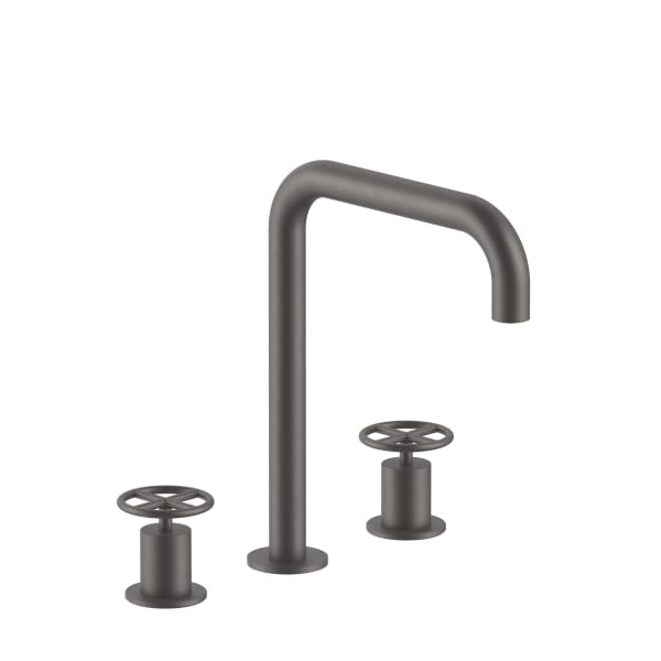 matte gun metal pvd washbasin mixer