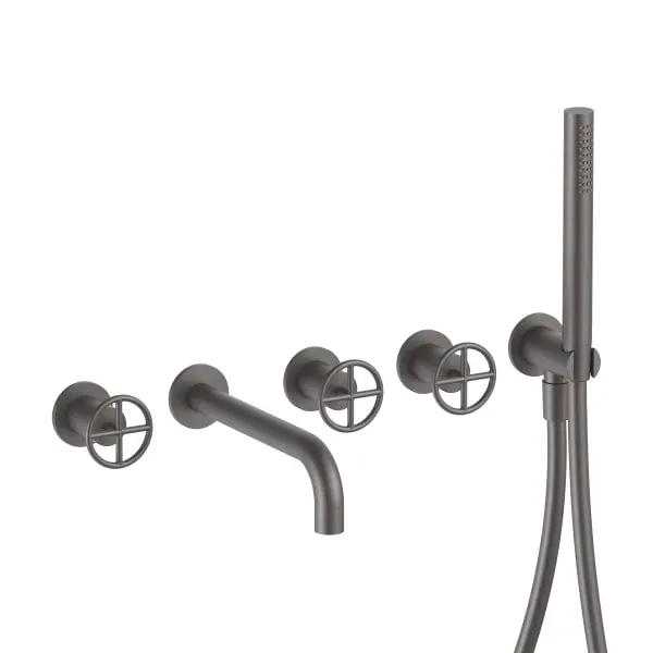 matte gun metal pvd faucet