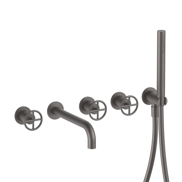 matte gun metal pvd faucet