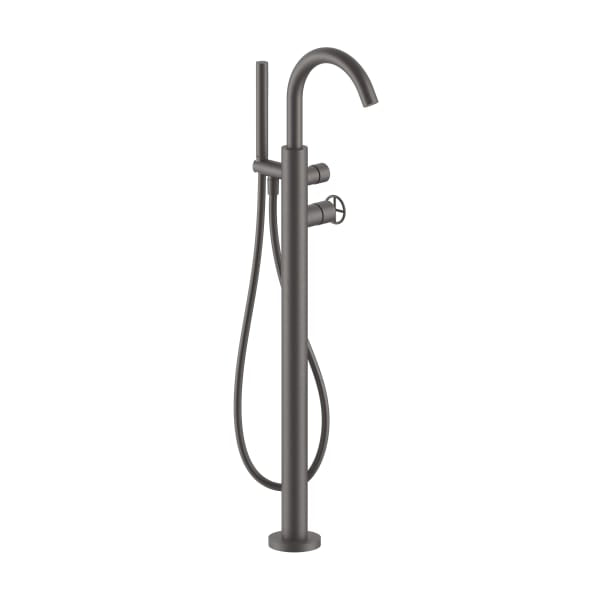 matte gun metal pvd tub filler