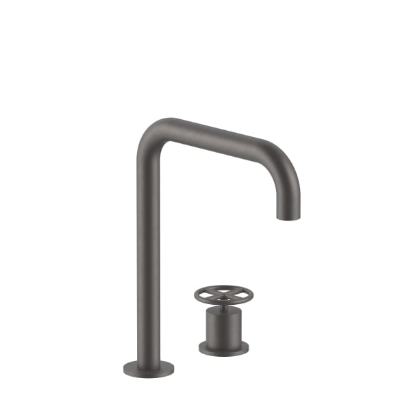 matte gun metal pvd washbasin mixer