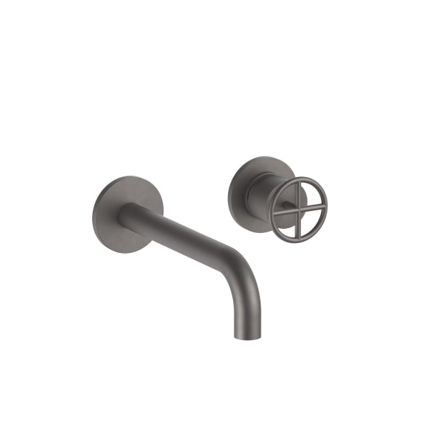 matte gun metal pvd washbasin mixer