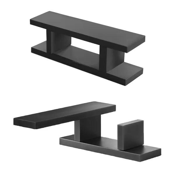 matte gun metal pvd washbasin mixer