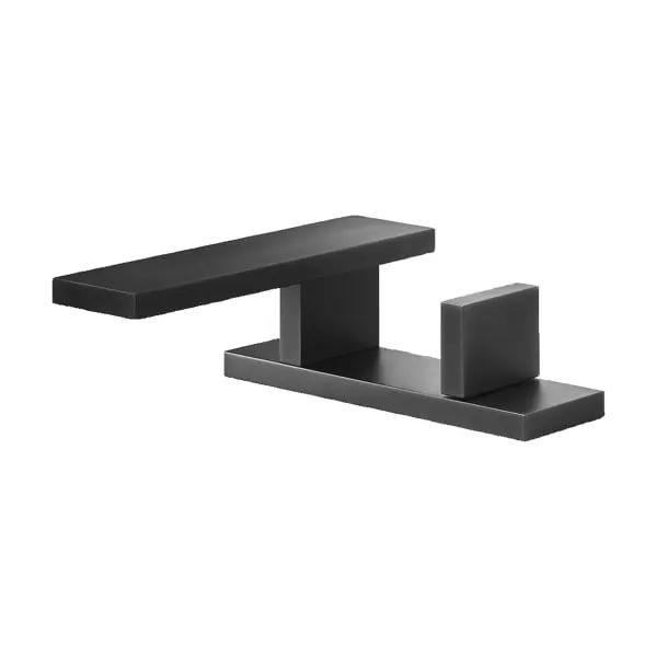 matte gun metal pvd washbasin mixer