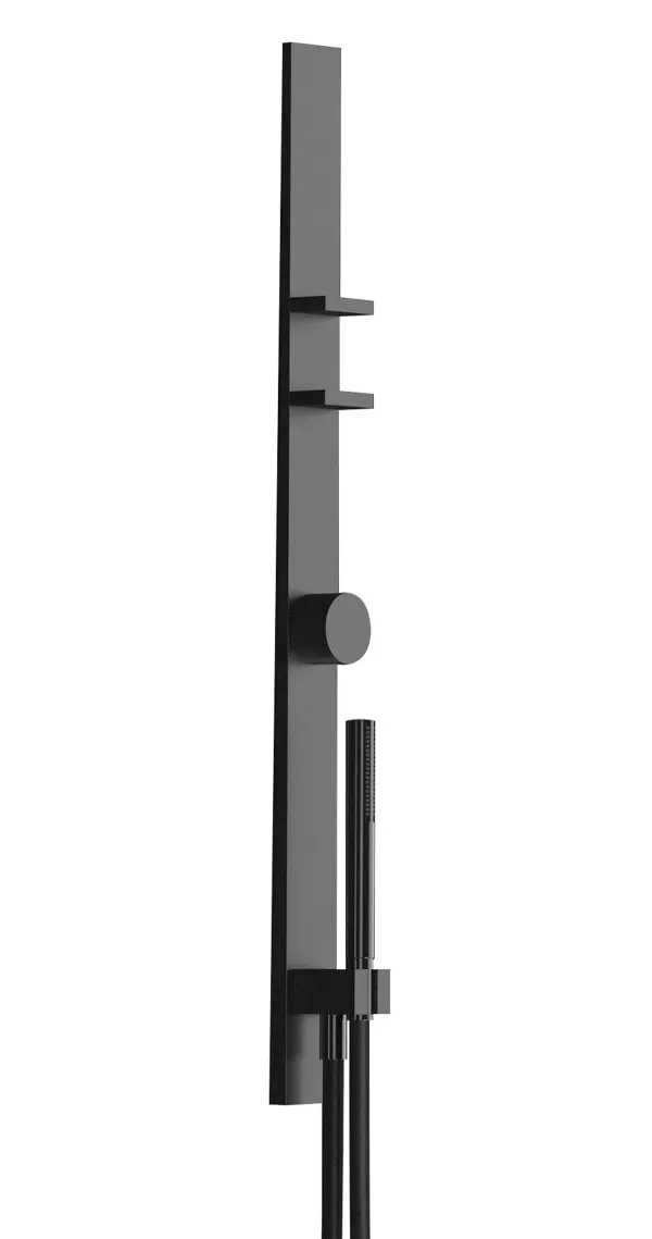 matte gun metal pvd shower